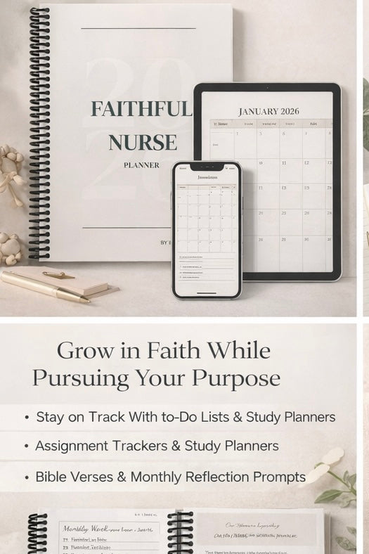 Faithful Nurse Planner 2026